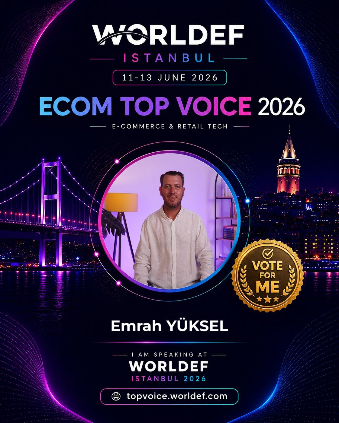 WORLDEF Istanbul 2026 Top Voice oylaması 